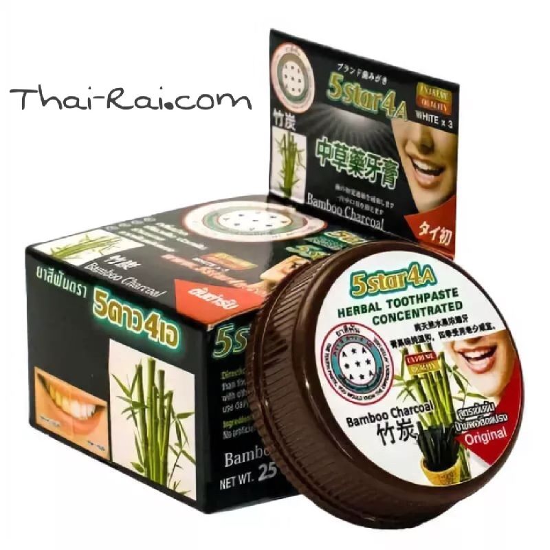 5Star4A Bamboo Charcoal Herbal Toothpaste Concentrated