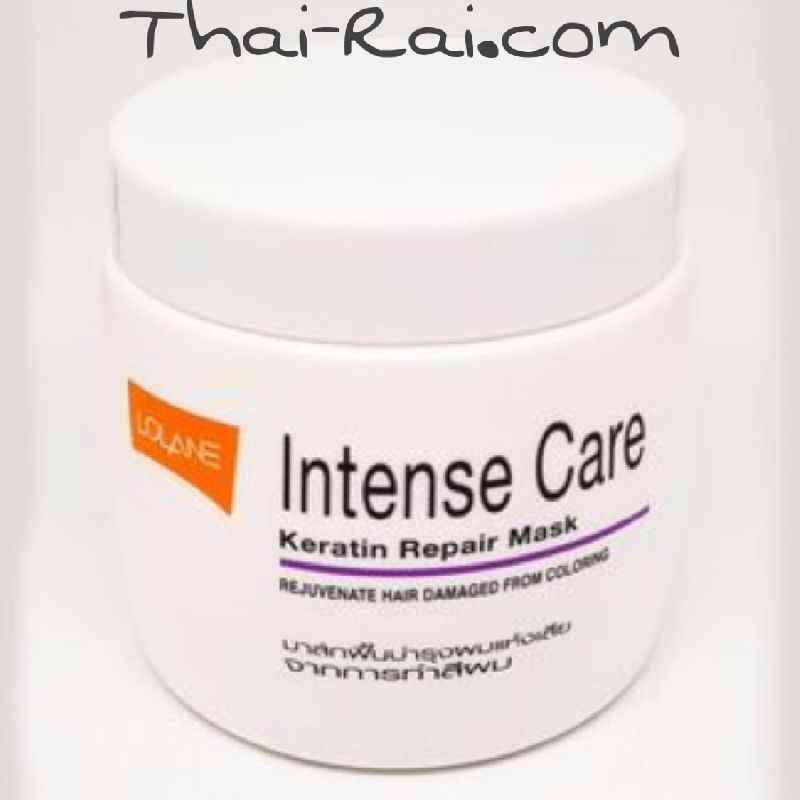 lolane intense care keratin repair mask rejuvenate hair damagen from coloring