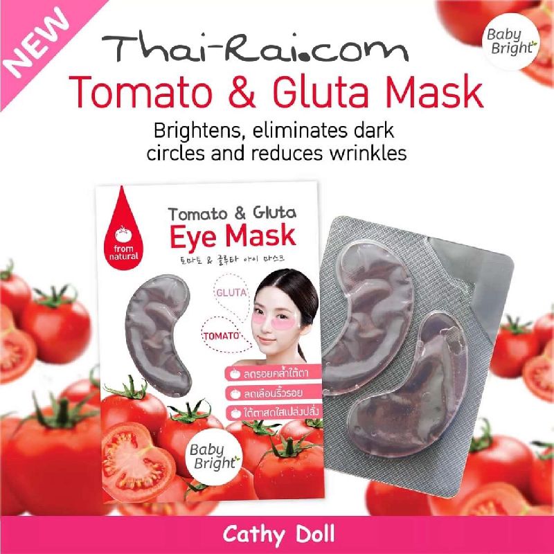 baby bright eye mask tomato & gluta