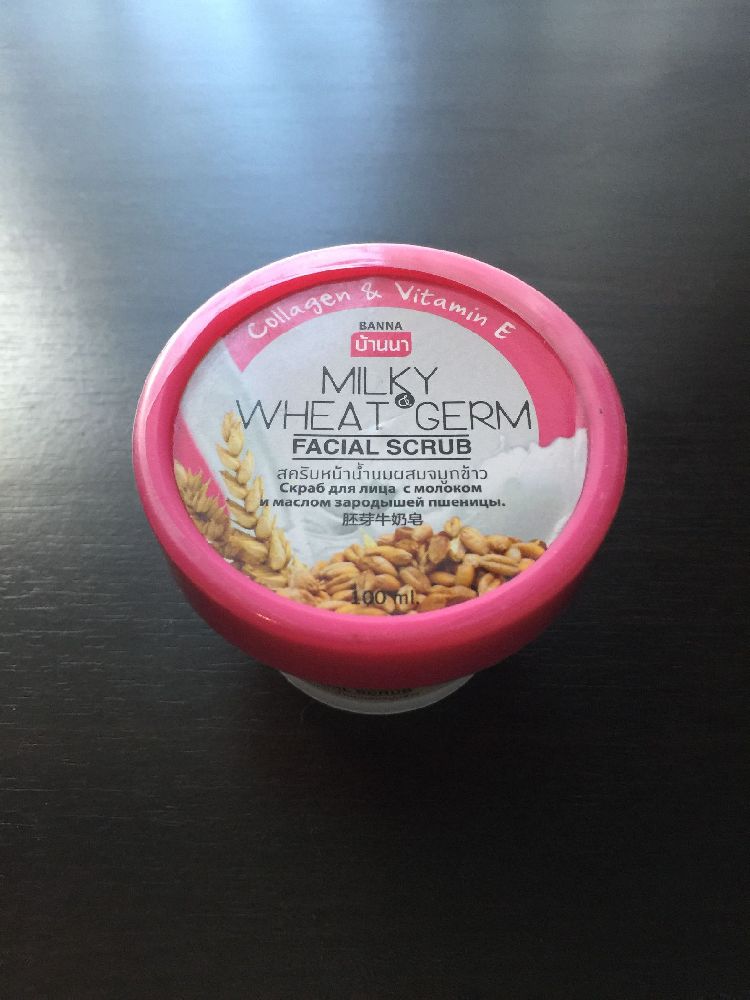 Banna Milky Wheat Germ скраб для лица
