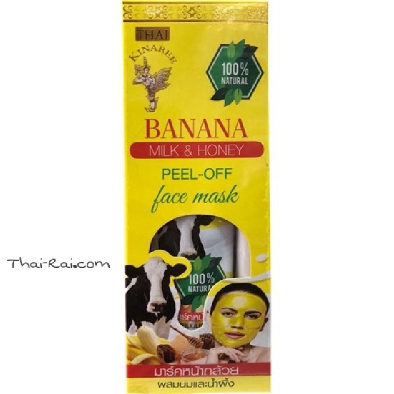 Thai Kinaree Banana Milk & Honey Peel-off Face Mask