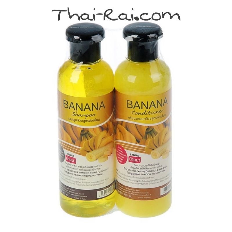 Набор: Шампунь+бальзам для волос Banna Банан 360+360 мл