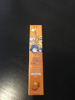 Зубная паста со вкусом апельсина