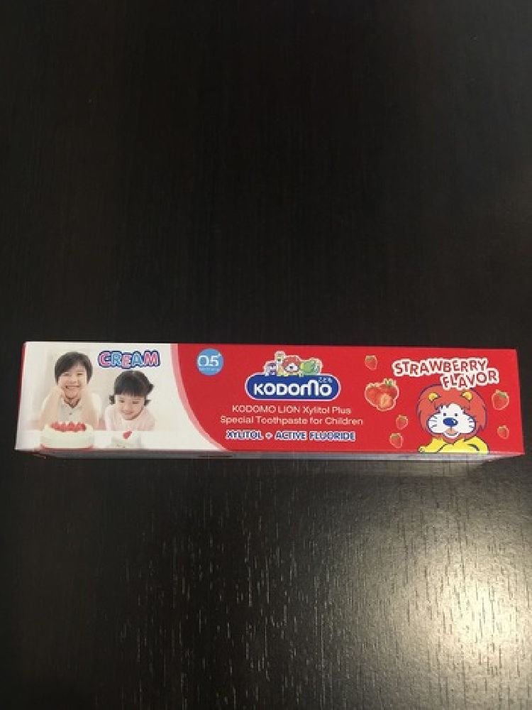 Зубная паста с вкусом клубники