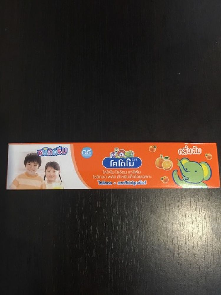 Детская фруктовая зубная паста