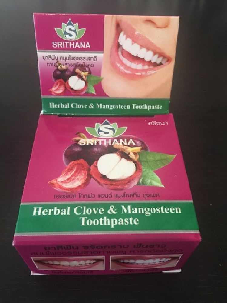 Зубная паста Srithana Мангостин и Травы