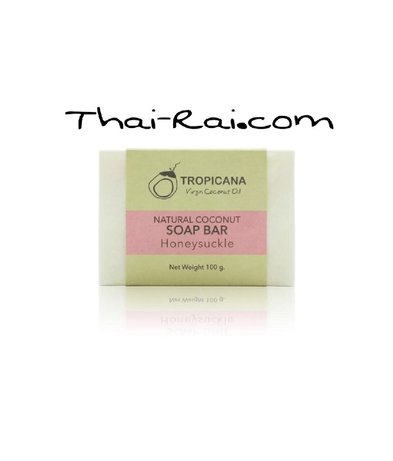 Tropicana Natural Coconut Soap Bar Honeysuckley