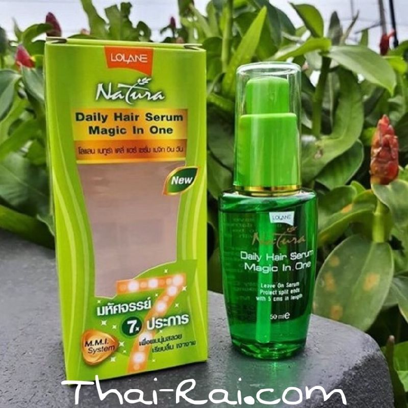 lolane natura daily hair serum magic in one for color care